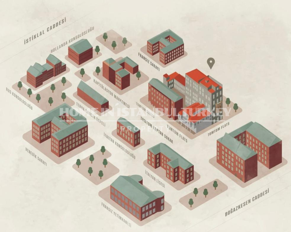 TomTom Flats - Ready to Move Historic Flats in Beyoglu
